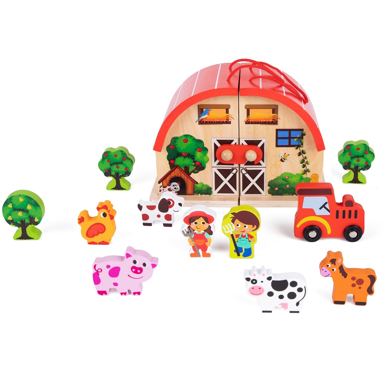 Woody Treasures Farm Play Set