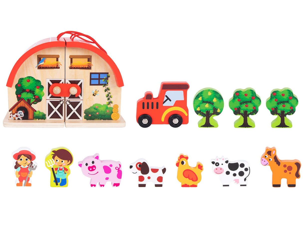 Woody Treasures Farm Play Set