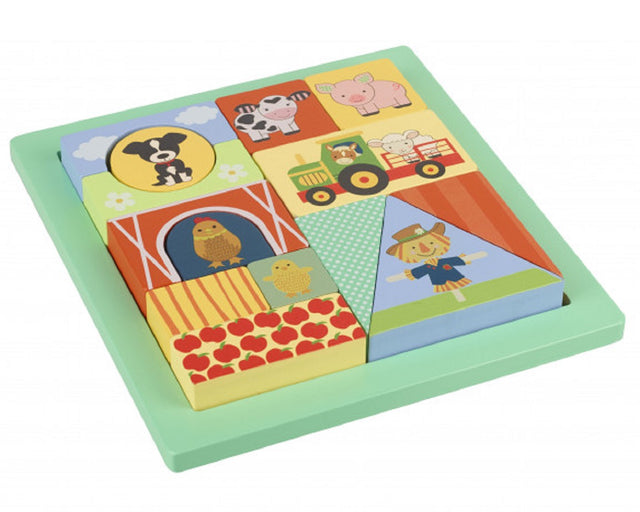 Block Tray Puzzle - Farm