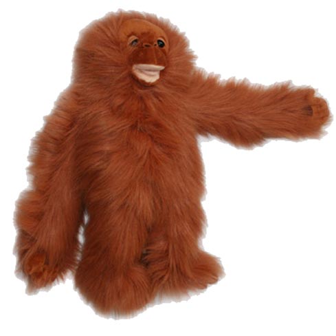 Full-Bodied Baby Orangutan Puppet