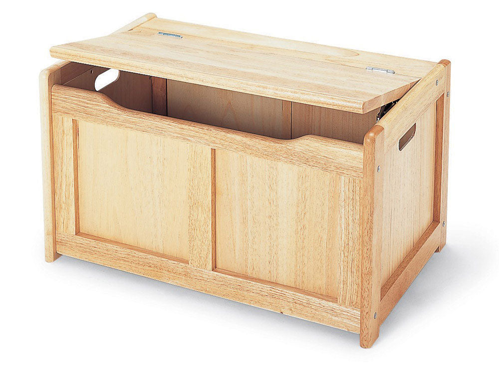 Natural Wooden Toy Chest
