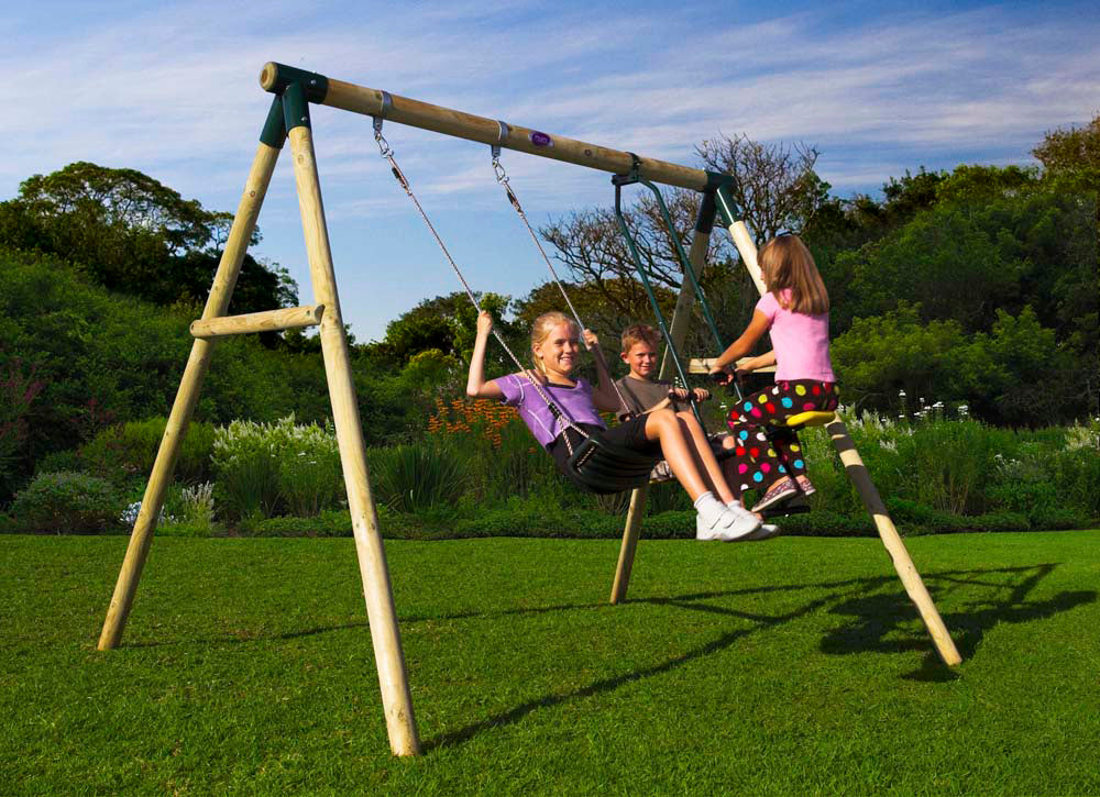 Plum Products Lemur Wooden Pole Swing Set