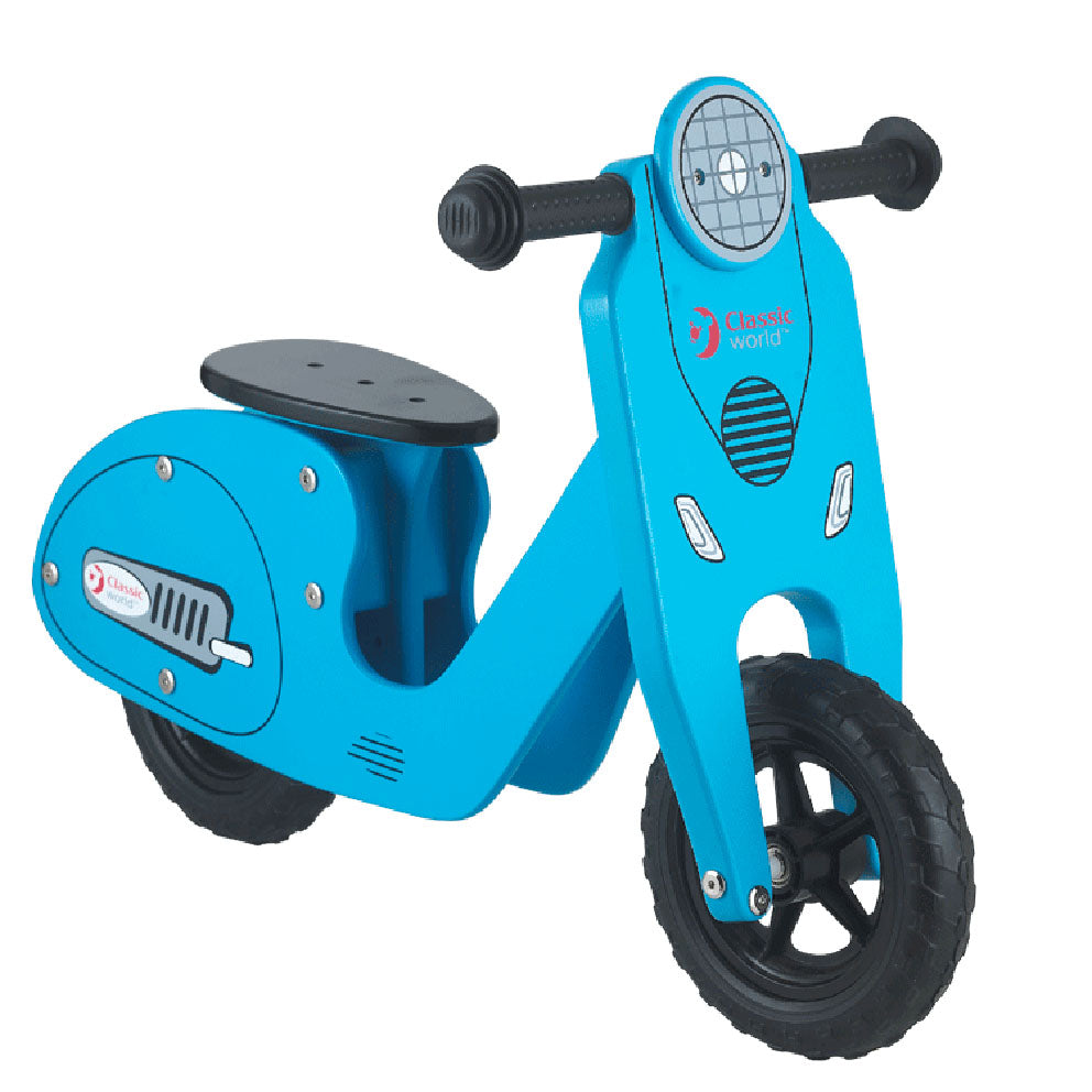 BigJigs Wooden Balance Bike (Blue)