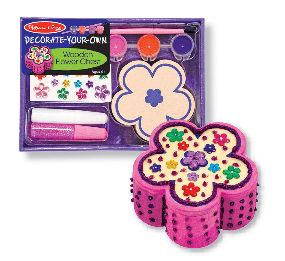 Melissa and Doug Decorate Your Own Flower Chest