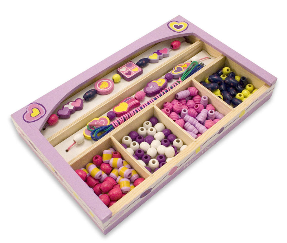 Melissa and Doug Happy Hearts Bead Set