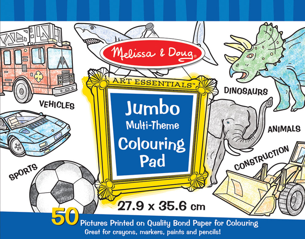 Melissa and Doug Colouring Pad - Blue