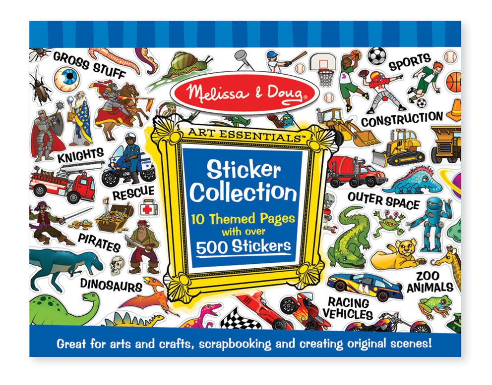 Melissa and Doug Sticker Collection - Blue