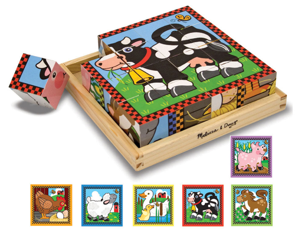 Melissa and Doug Farm Cube Puzzle