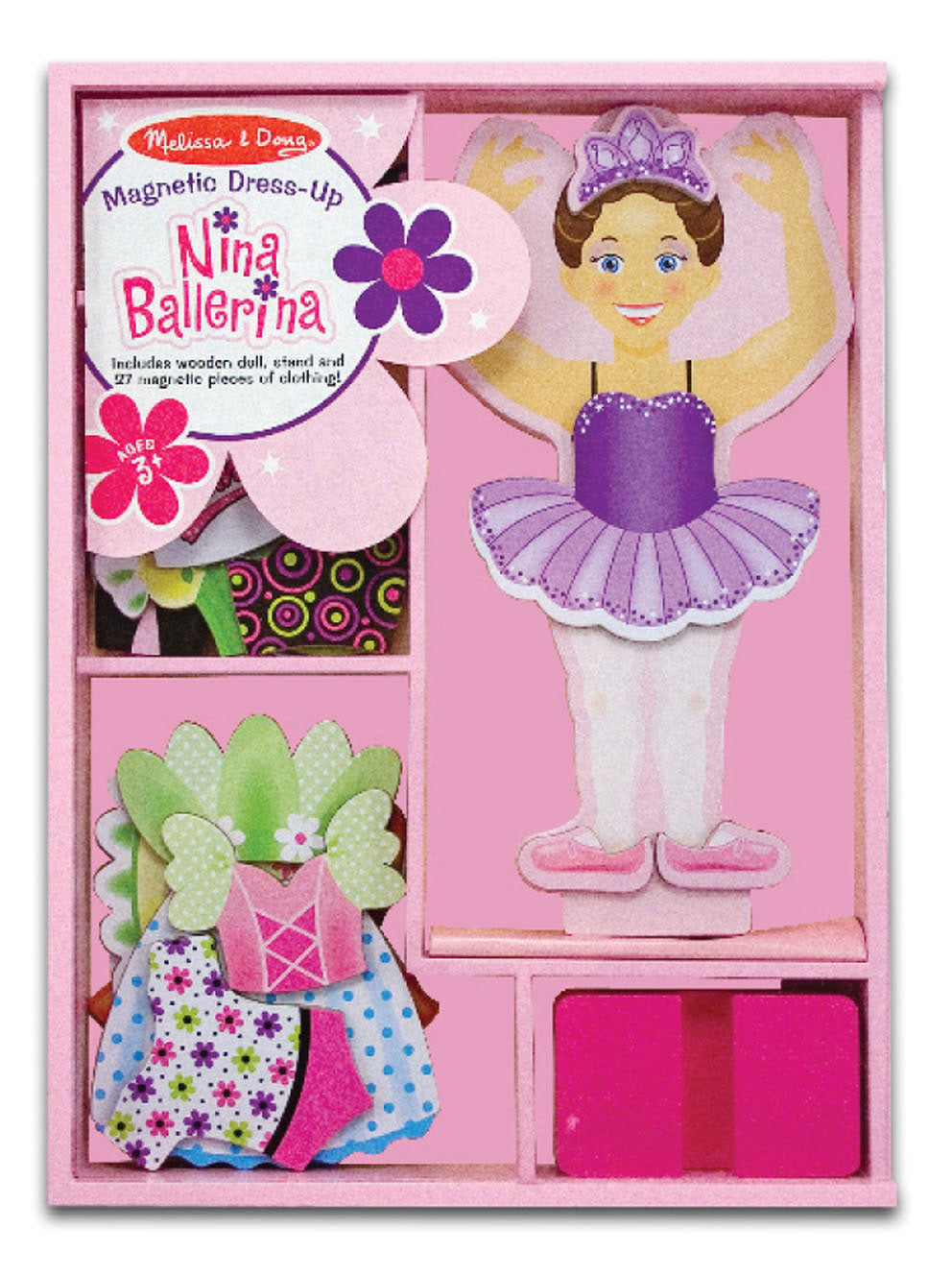 Melissa and Doug Nina Ballerina Magnetic Dress Up