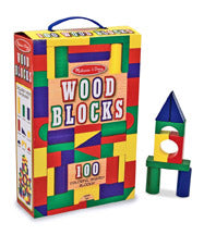 Melissa and Doug 100 Coloured Shaped Blocks