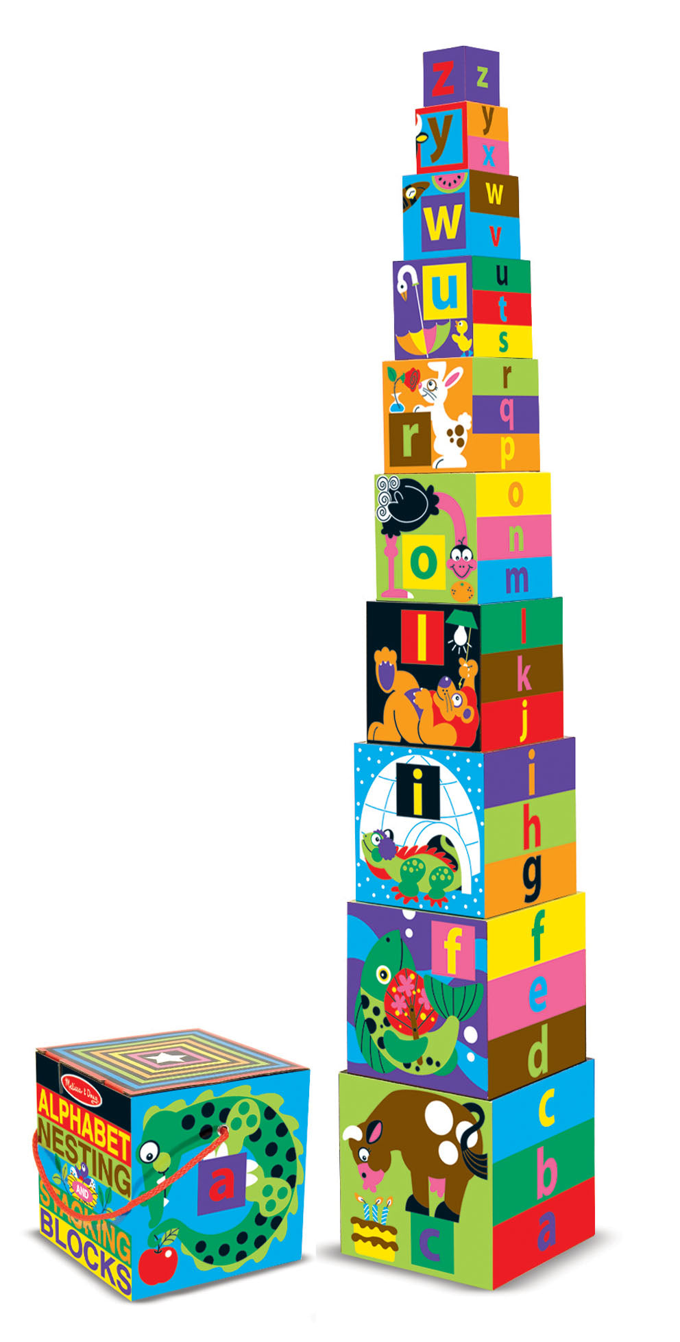 Alphabet Nesting and Stacking Blocks