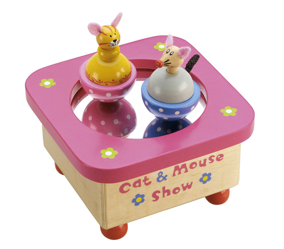 John Crane Tidlo Cat and Mouse Music Box