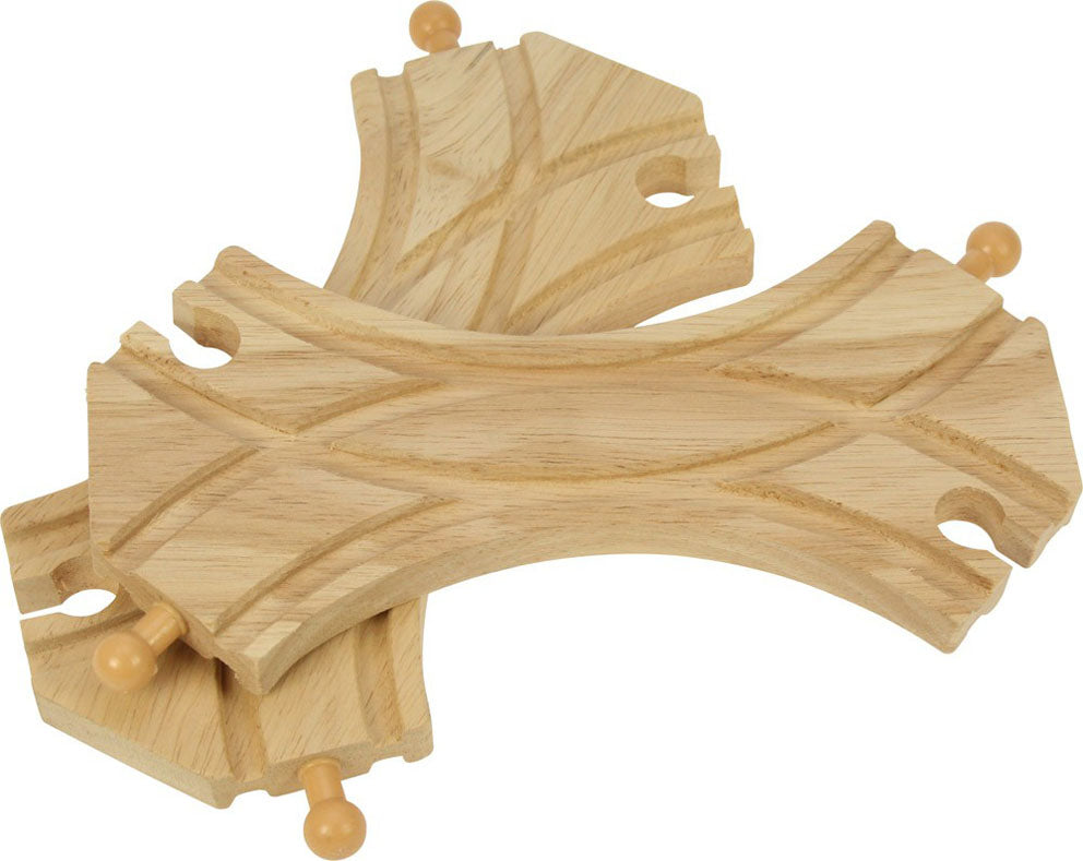 Double Curved Turnouts (Pack of 2)