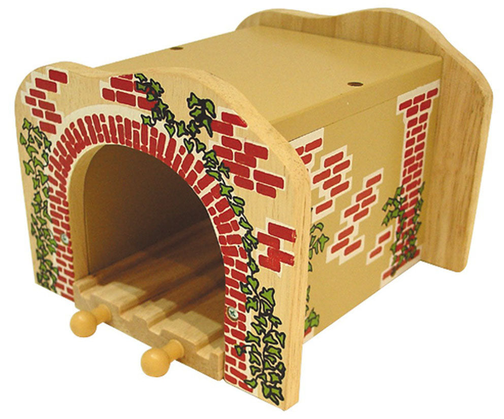 Wooden Train Track - Double Tunnel