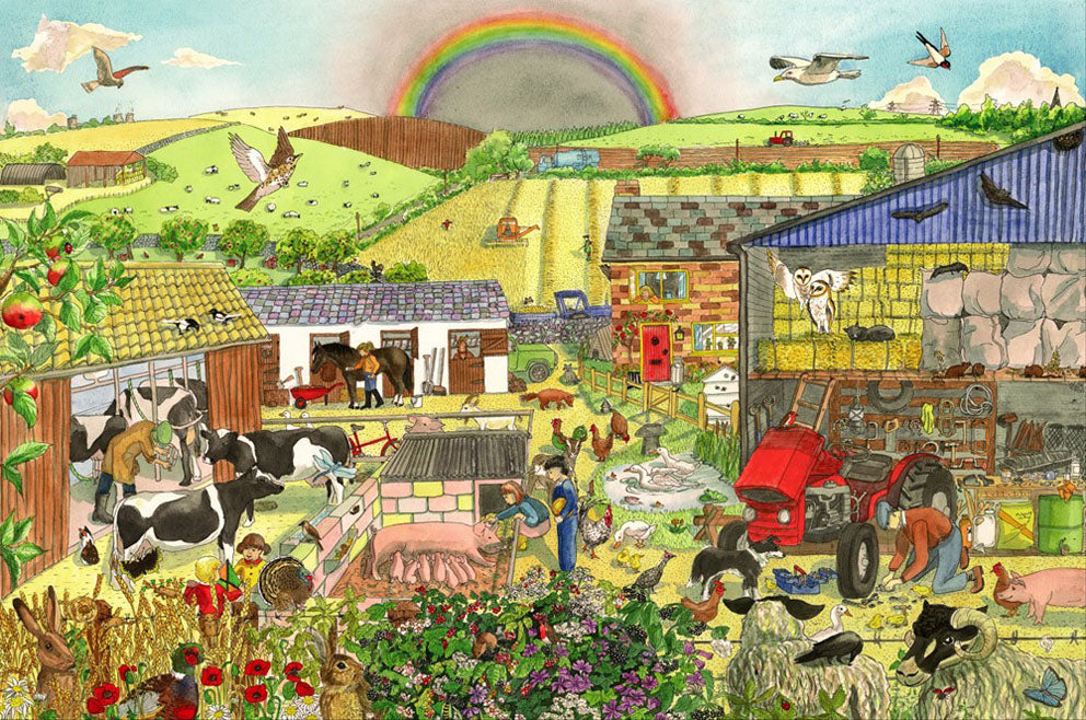 BigJigs 24 Piece Farm Puzzle