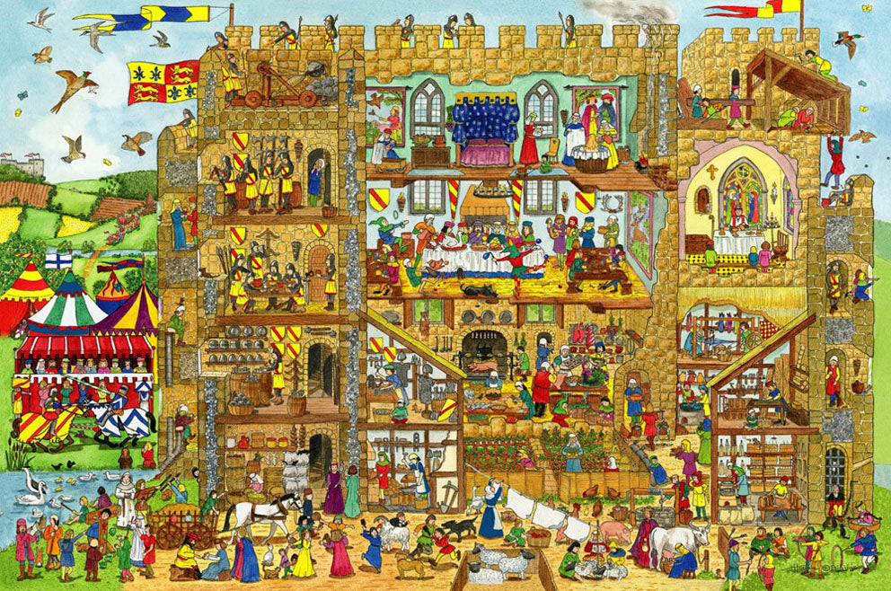 BigJigs 24 Piece Castle Jigsaw Puzzle