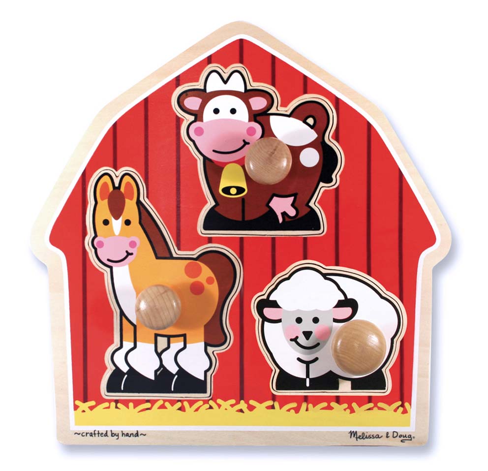 Melissa and Doug Farm Peg Puzzle