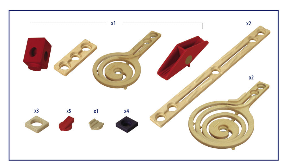 Quadrilla Extension Set for Twist & Rail Sets