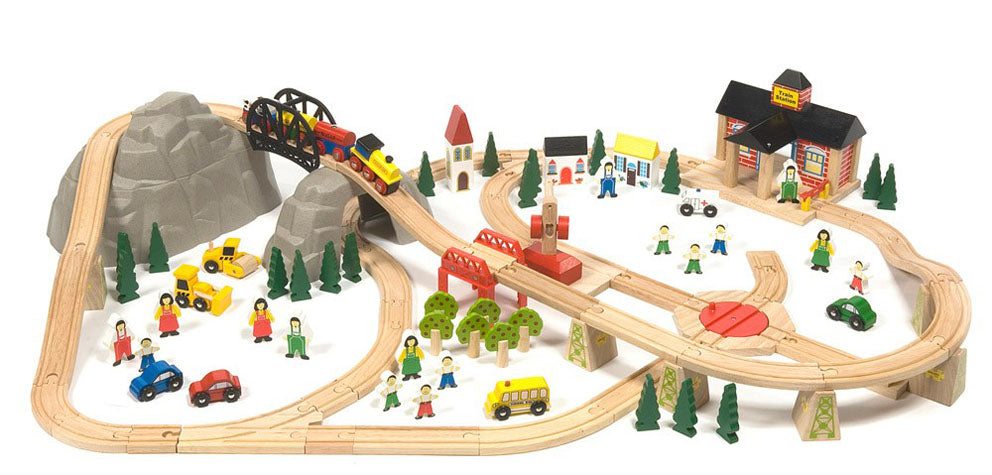 BigJigs Mountain Railway Set (112 pieces)