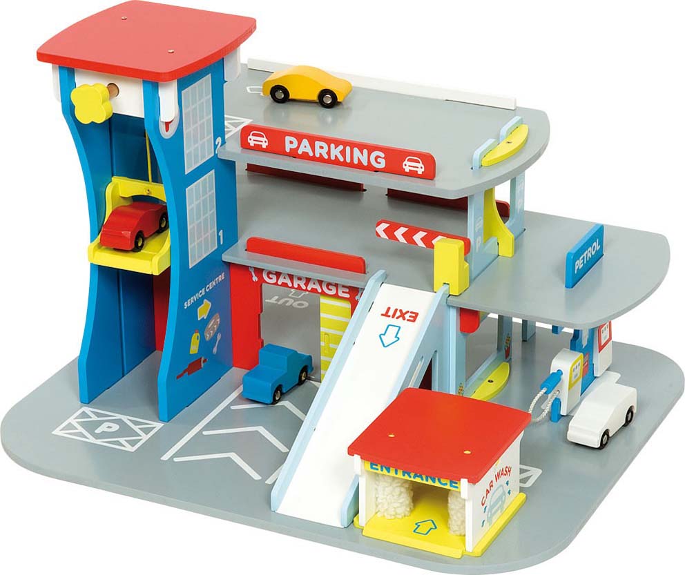 BigJigs City Auto Centre Toy Garage
