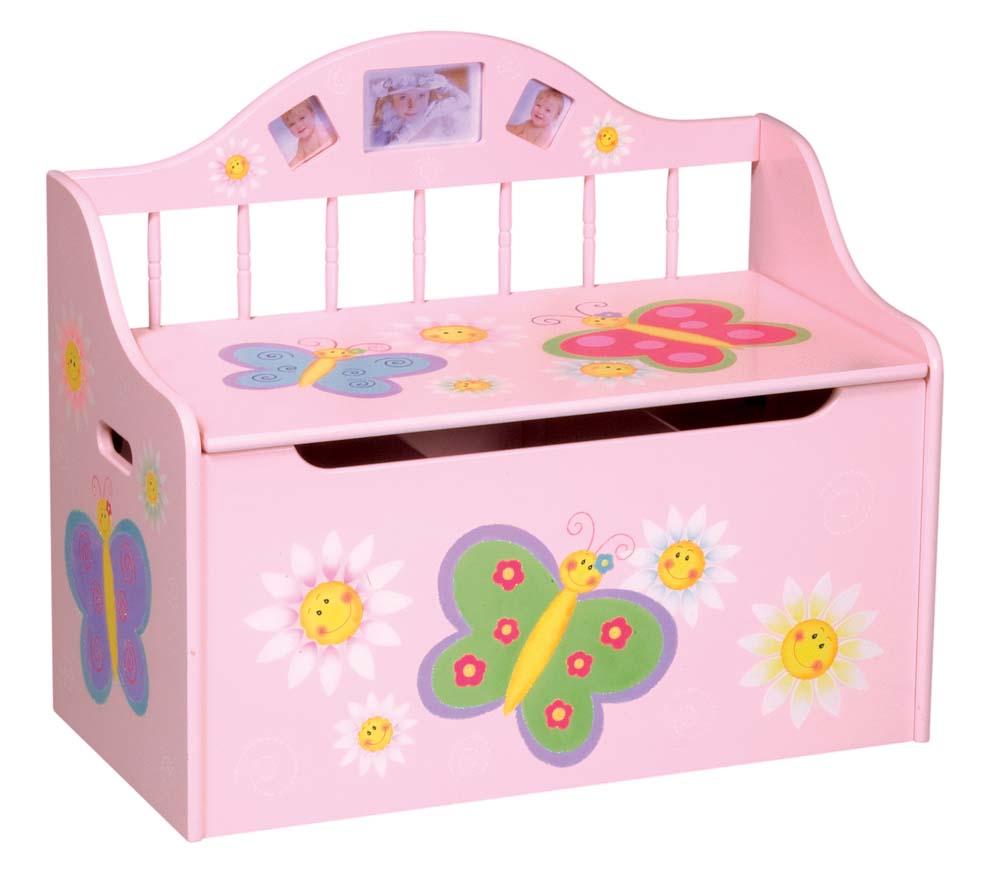 Guidecraft Butterfly Toy Box
