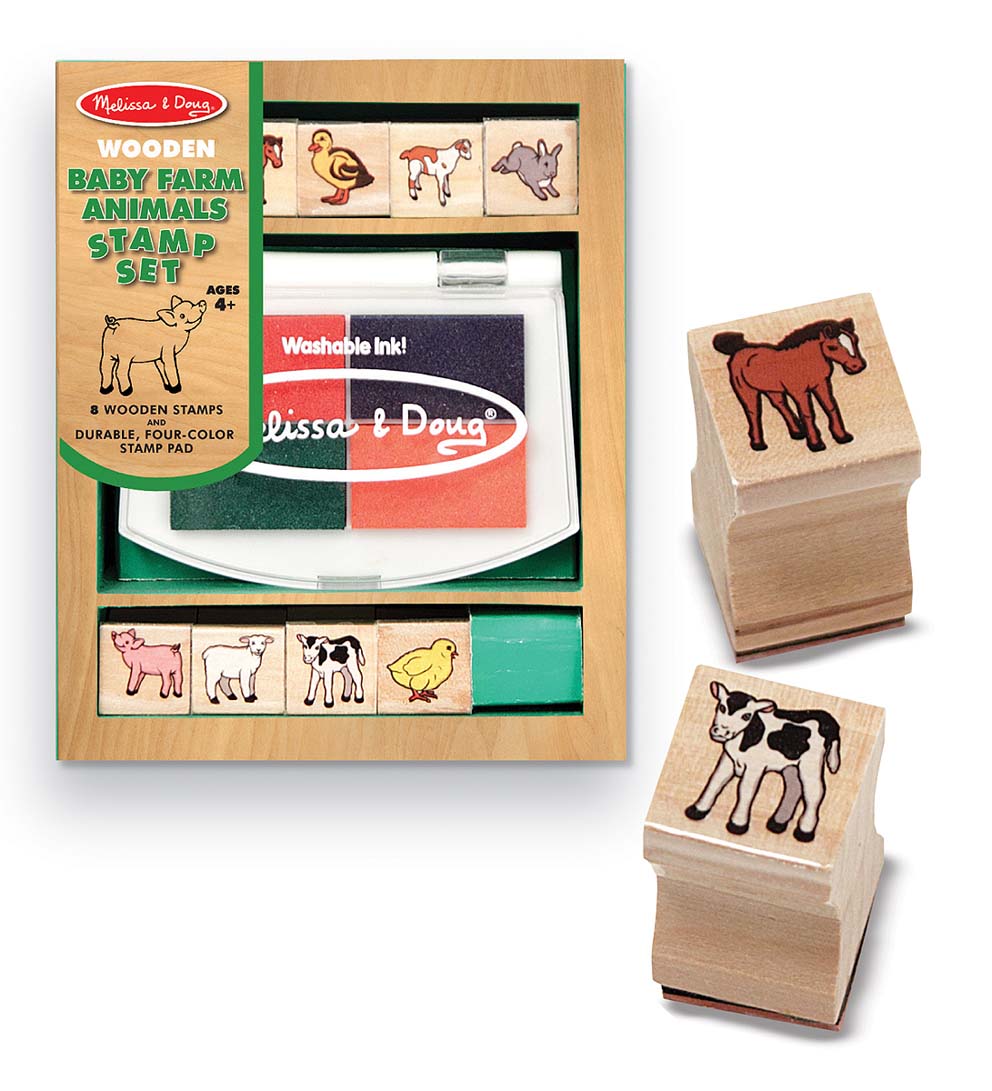 Melissa and Doug Baby Farm Animals Stamp Set