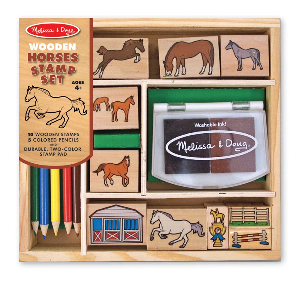 Melissa and Doug Horses Stamp Set