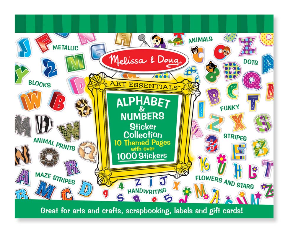 Melissa and Doug Alphabet and Numbers Sticker Book