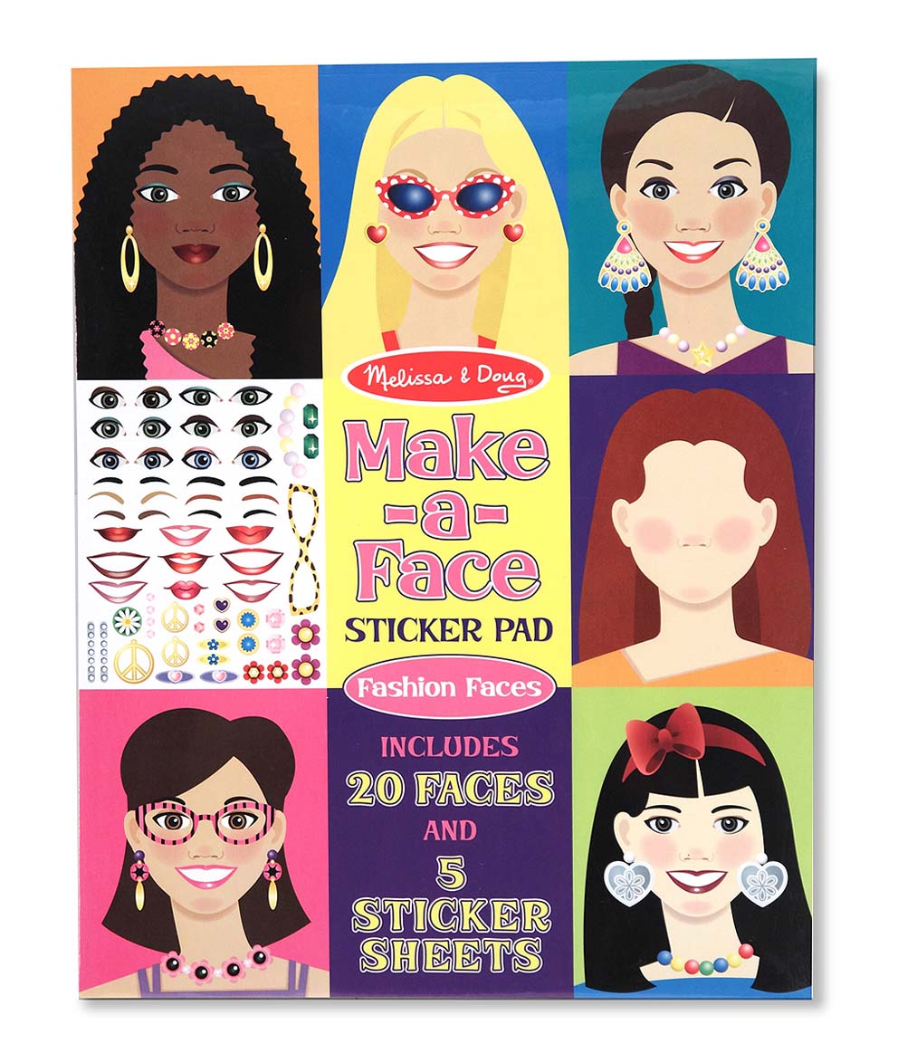 Melissa and Doug Make a Face Sticker Book