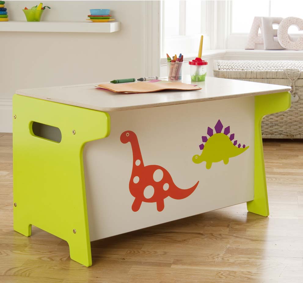 Millhouse Dinosaur Toy Box and Desk