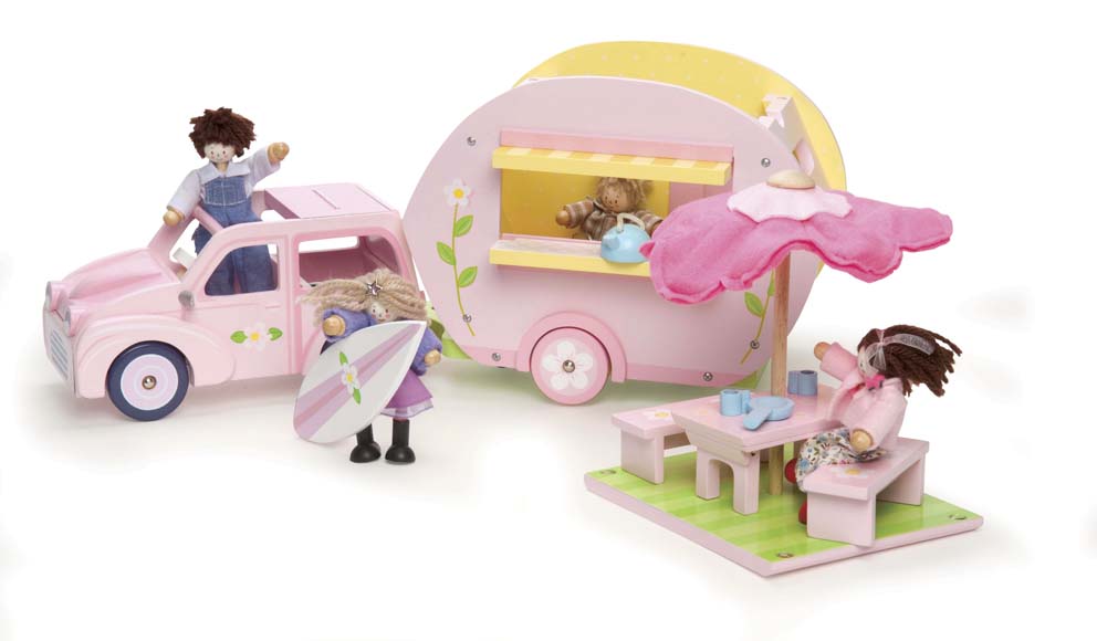 Le Toy Van Rosalea Car and Caravan