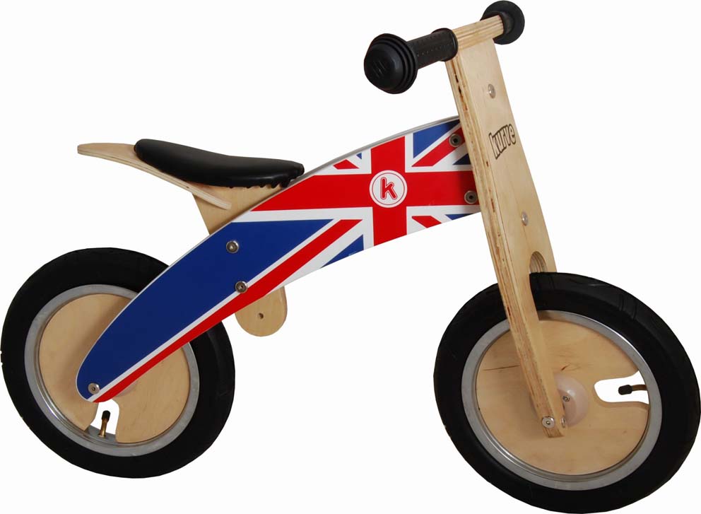 Kiddimoto Union Jack Kurve Bike