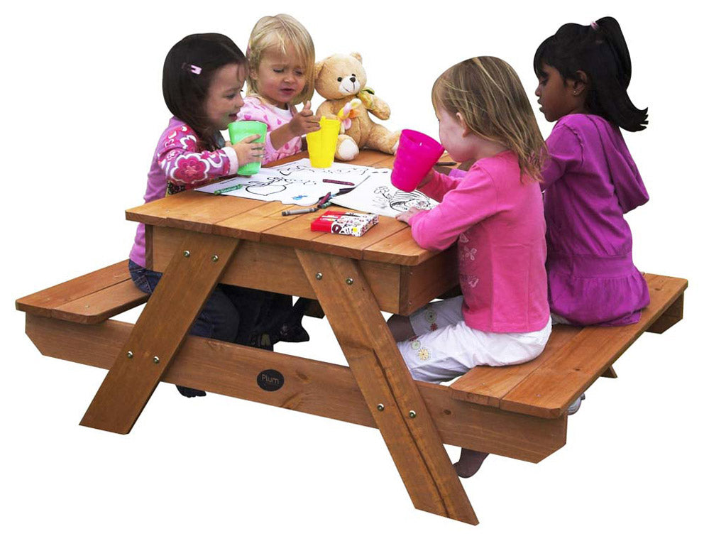 Plum Sand and Picnic Table