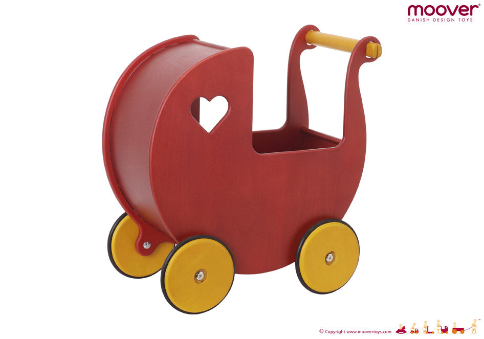 Moover Dolls Pram - Red