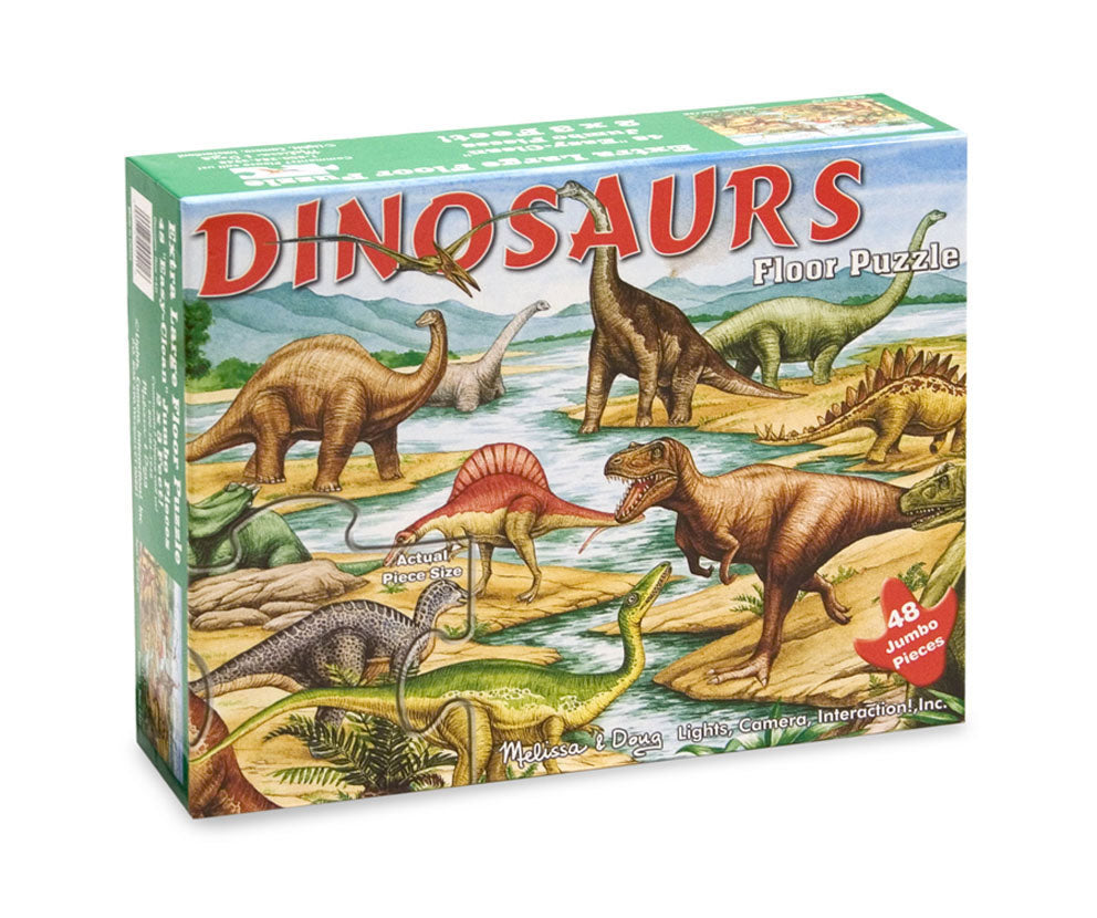 Melissa and Doug Dinosaurs Floor Puzzle (48pcs)