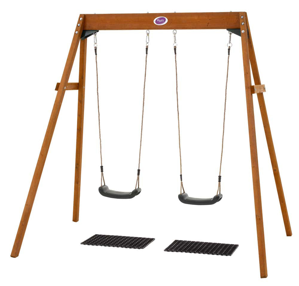 Wooden Double Swing