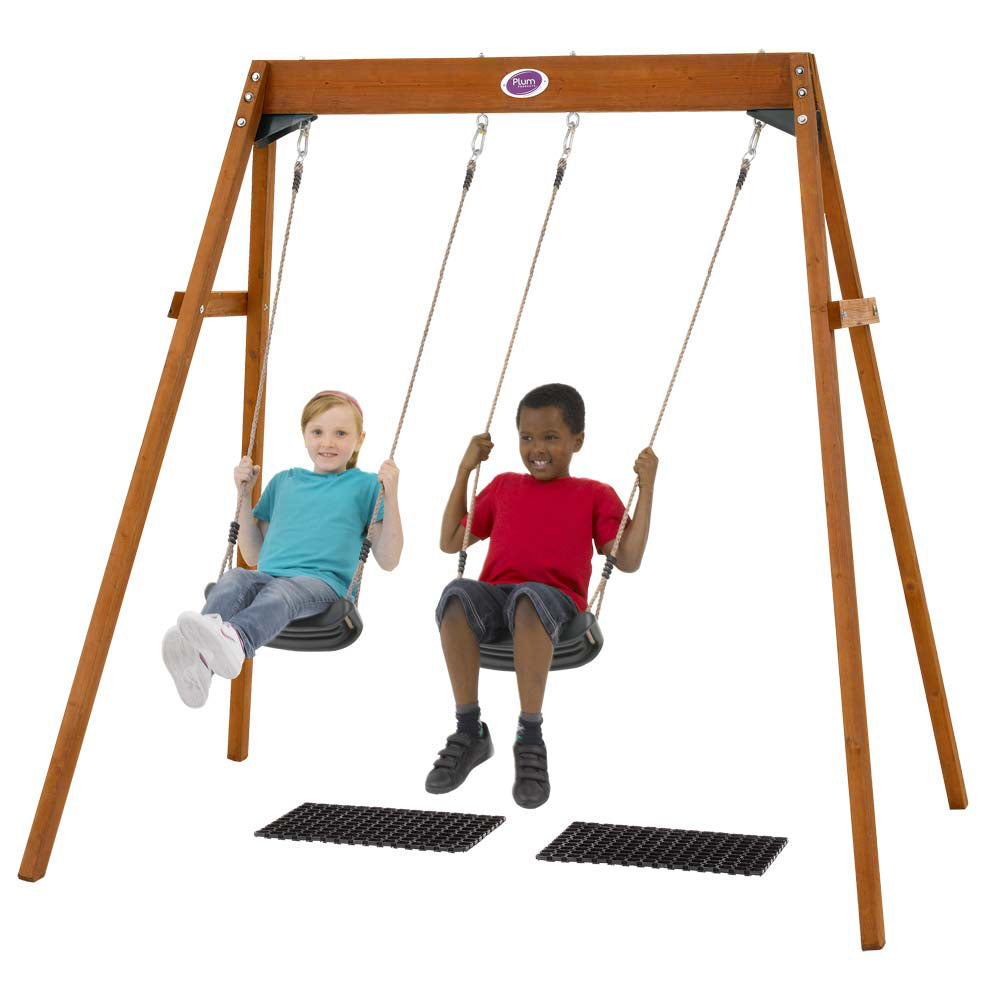 Wooden Double Swing