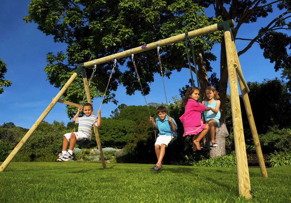 Plum Products Colobus Wooden Swing Set