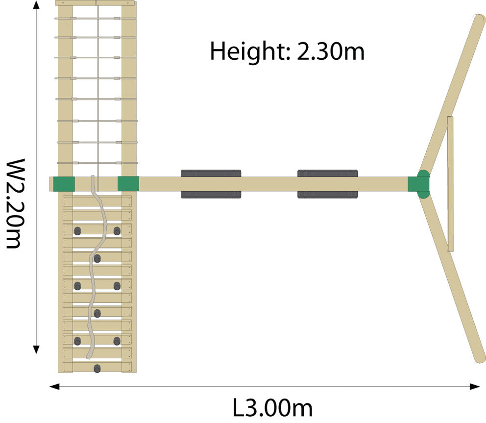 Uakari Wooden Pole Activity Centre