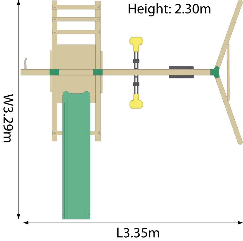 Plum Products Meerkat Wooden Pole Activity Centre