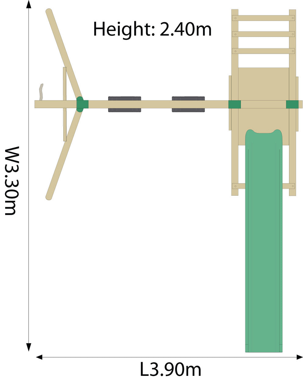 Plum Products Giant Baboon Wooden Activity Centre