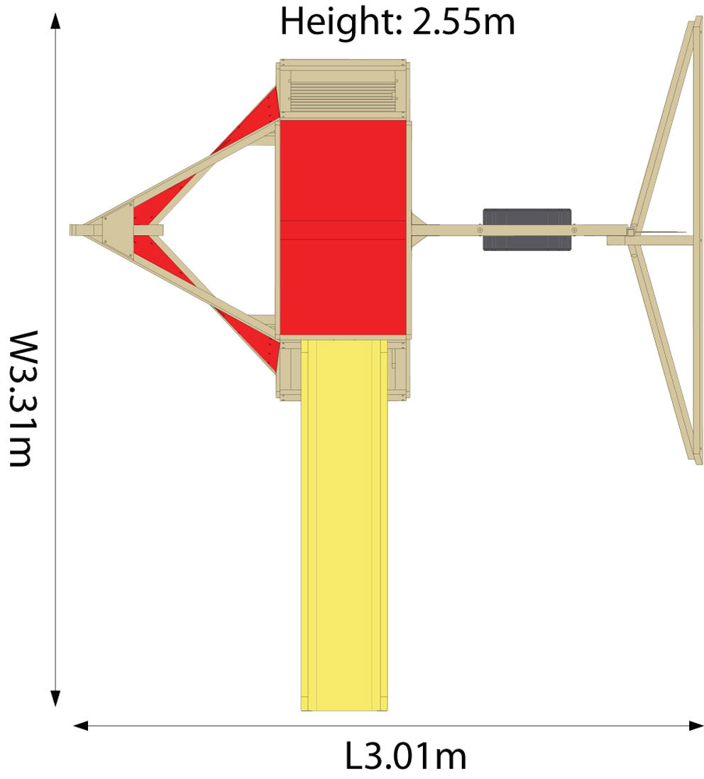 Swashbuckler Wooden Play Centre