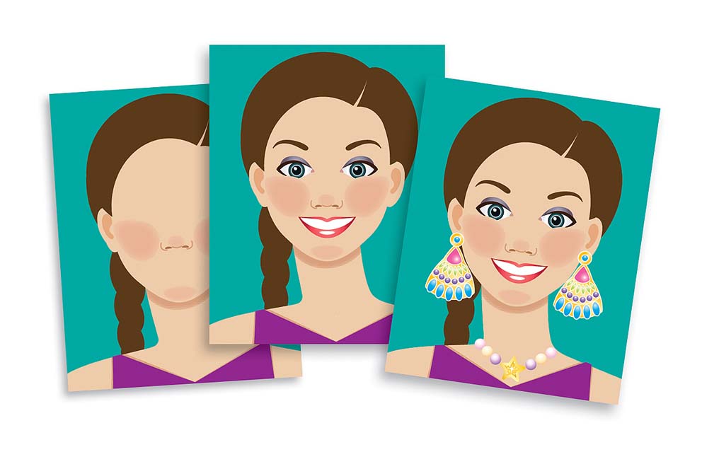 Melissa and Doug Make a Face Sticker Book