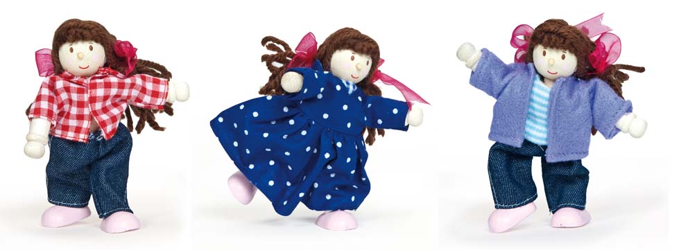 Le Toy Van Dolly and Dressing Up Wardrobe