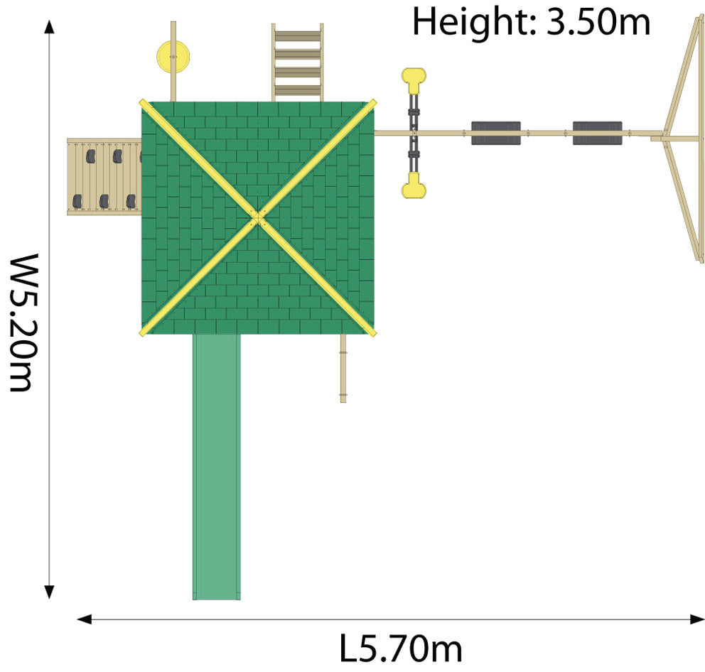 Warthog Wooden Play Centre
