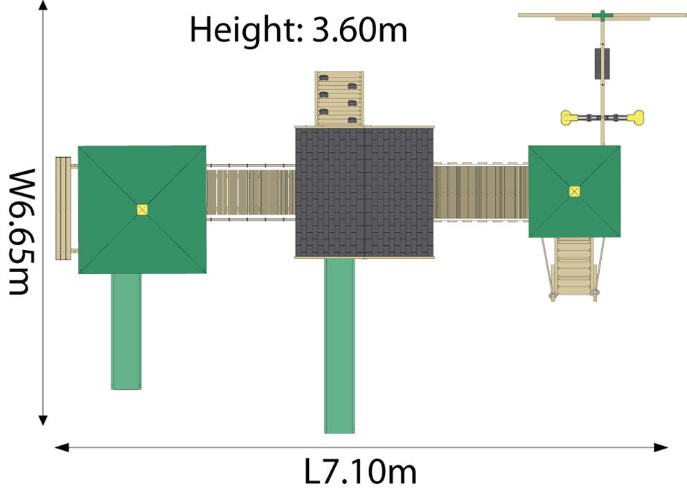 Wildebeest Wooden Play Centre