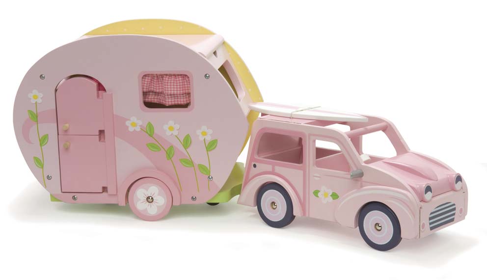 Le Toy Van Rosalea Car and Caravan