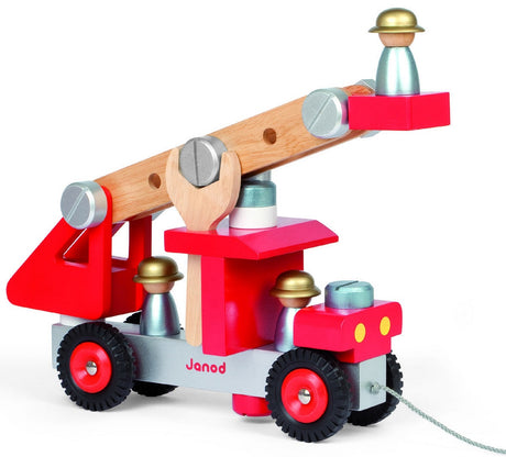 Janod Build & Play Fire Engine