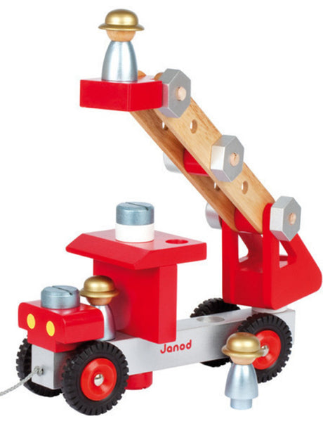 Janod Build & Play Fire Engine