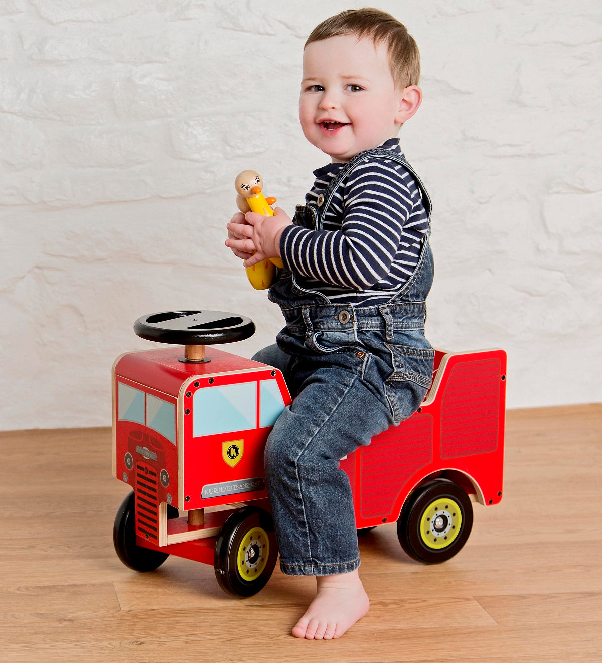 Ride on Wooden Fire Engine